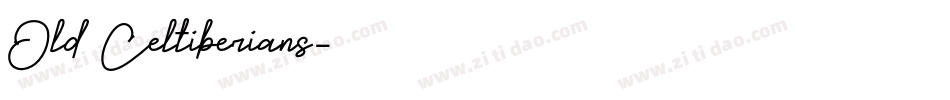 Old Celtiberians字体转换